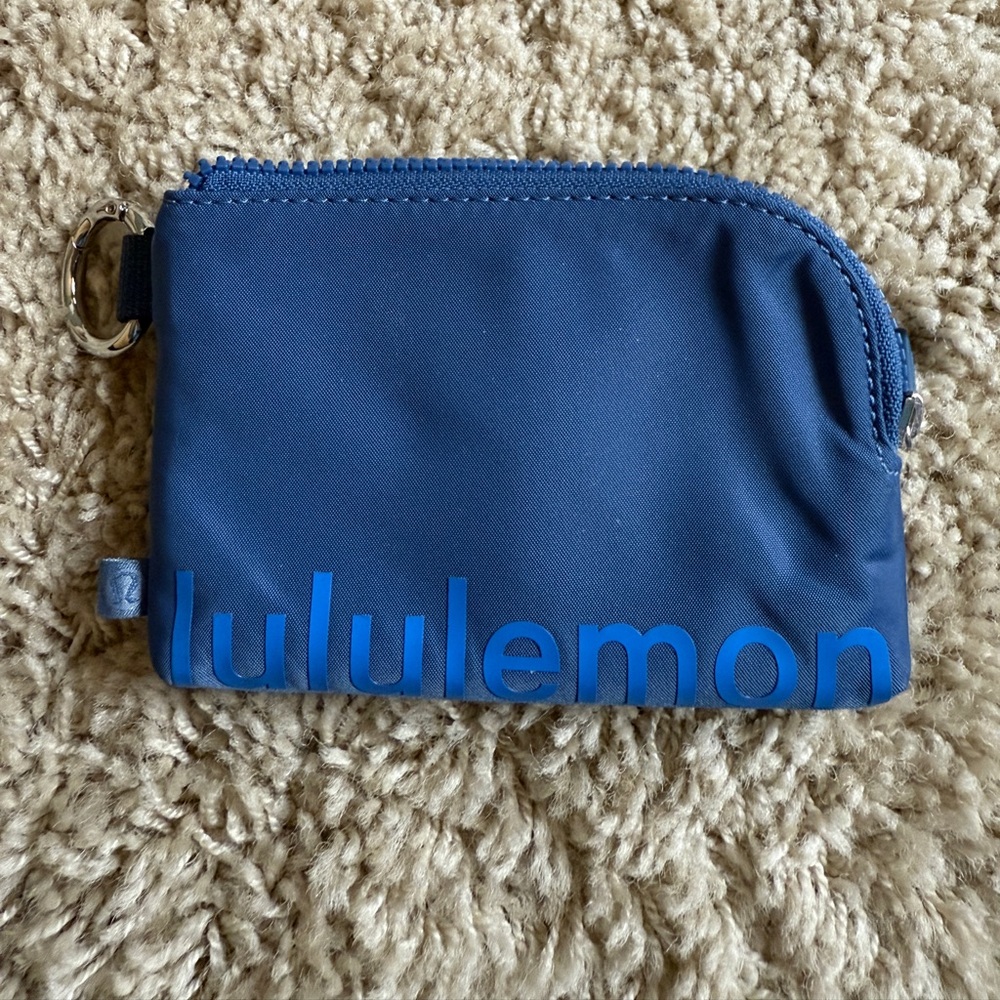 Lululemon Blue True Identity Card Case